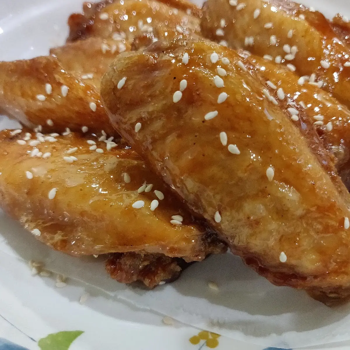 honey garlic chicken wings 蜜汁鸡翅